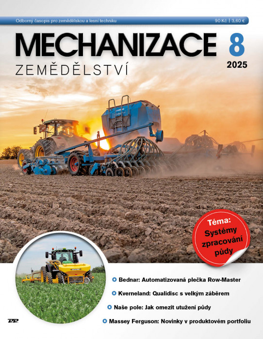 Obálka titulu Mechanizace zemědělství - vydanie č. 8/2025