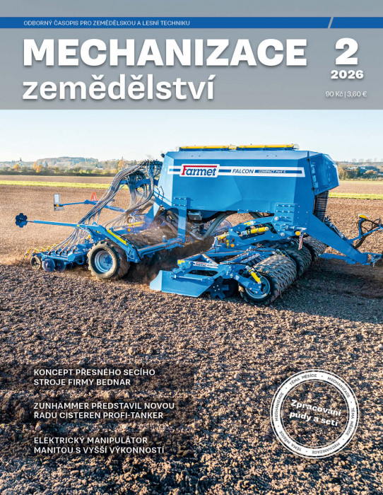Obálka titulu Mechanizace zemědělství