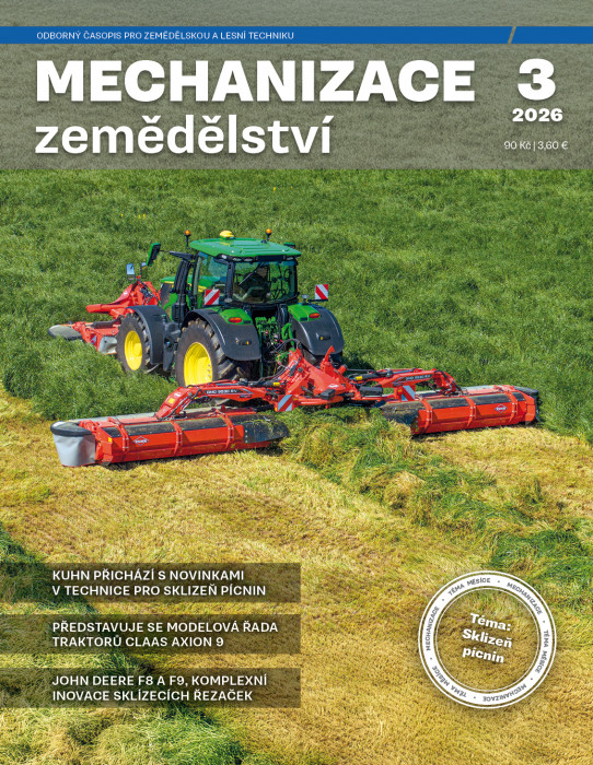 Obálka titulu Mechanizace zemědělství