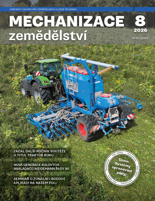 Obálka titulu Mechanizace zemědělství