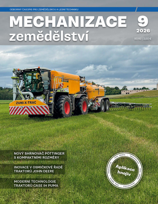 Obálka titulu Mechanizace zemědělství