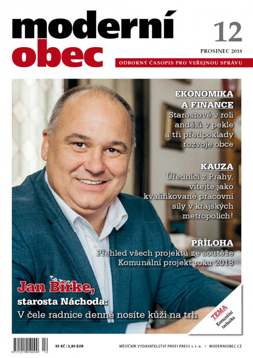 Obálka titulu Moderní obec - vydanie č. 12/2018