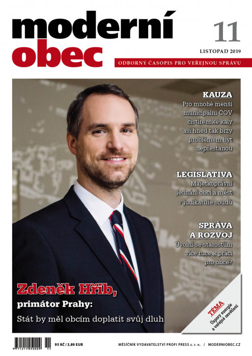 Obálka titulu Moderní obec - vydanie č. 11/2019
