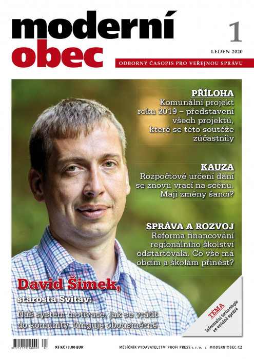 Obálka titulu Moderní obec - vydanie č. 1/2020