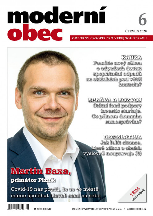 Obálka titulu Moderní obec - vydanie č. 6/2020