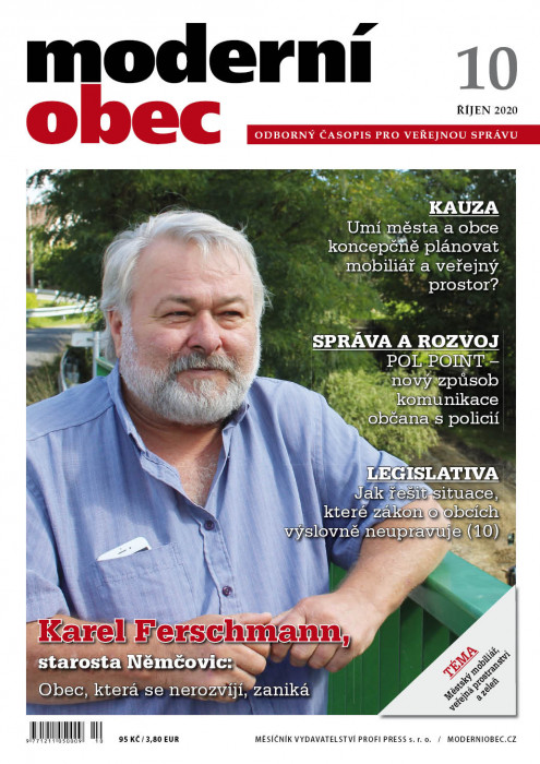 Obálka titulu Moderní obec - vydanie č. 10/2020