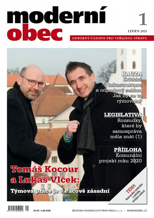 Obálka titulu Moderní obec - vydanie č. 1/2021