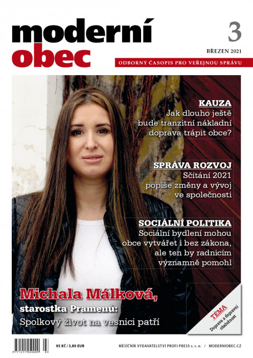 Obálka titulu Moderní obec - vydanie č. 3/2021