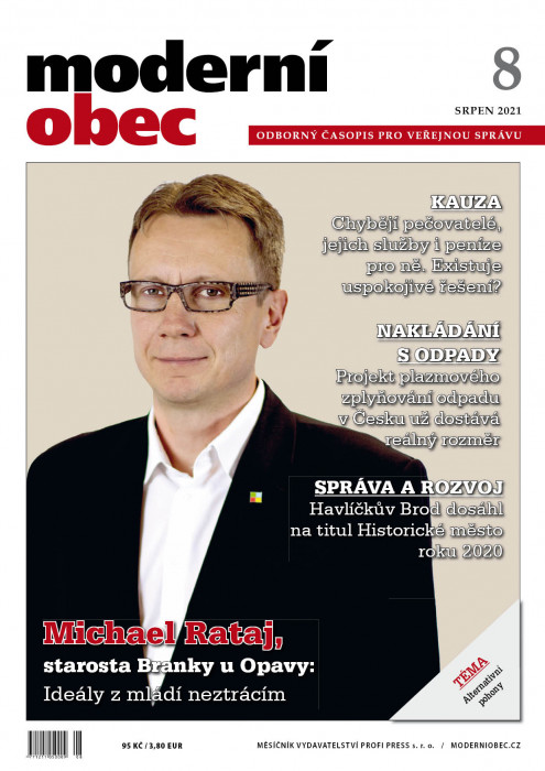 Obálka titulu Moderní obec - vydanie č. 8/2021