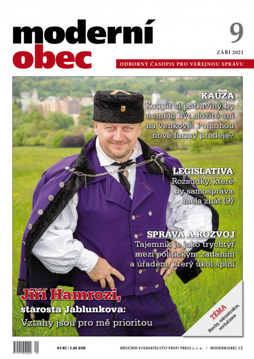 Obálka titulu Moderní obec - vydanie č. 9/2021