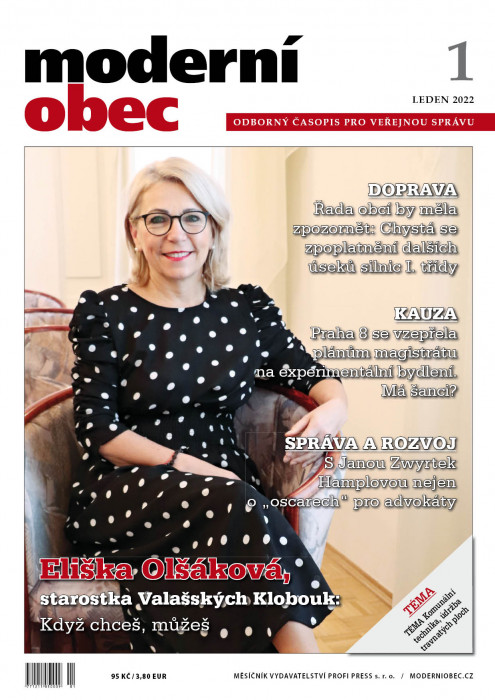Obálka titulu Moderní obec - vydanie č. 1/2022