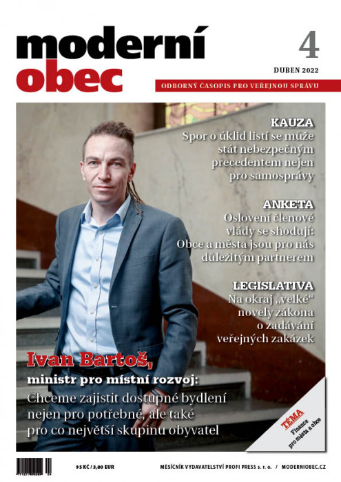 Obálka titulu Moderní obec - vydanie č. 4/2022