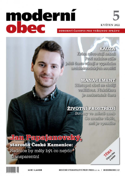 Obálka titulu Moderní obec - vydanie č. 5/2022