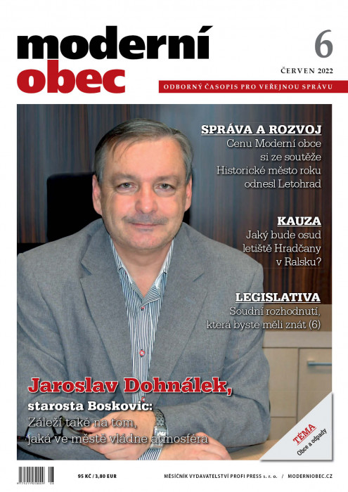 Obálka titulu Moderní obec - vydanie č. 6/2022