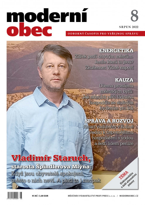 Obálka titulu Moderní obec - vydanie č. 8/2022