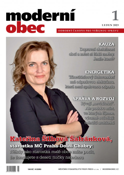 Obálka titulu Moderní obec - vydanie č. 1/2023