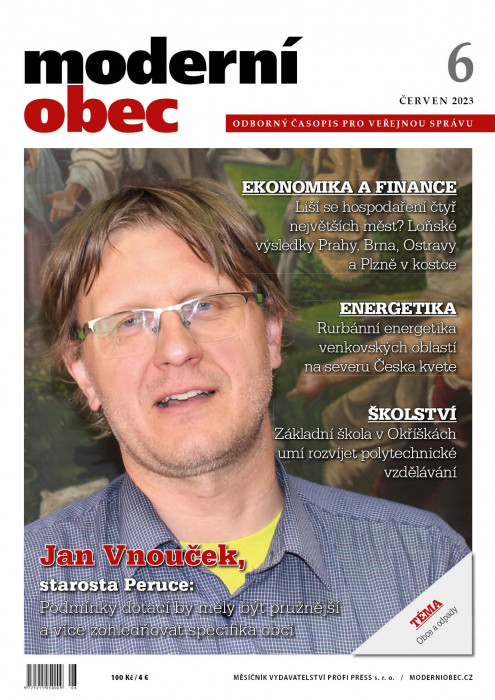 Obálka titulu Moderní obec - vydanie č. 6/2023