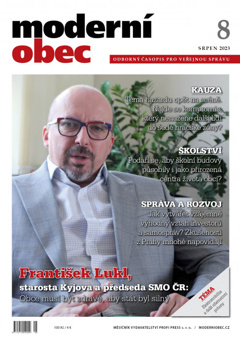 Obálka titulu Moderní obec - vydanie č. 8/2023