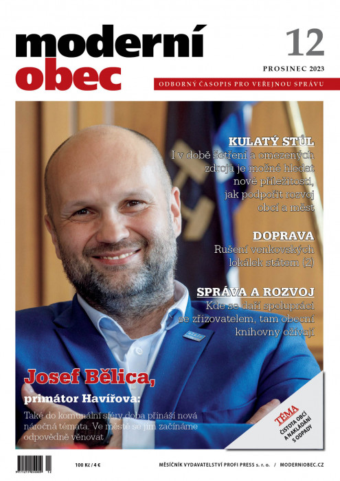 Obálka titulu Moderní obec - vydanie č. 12/2023