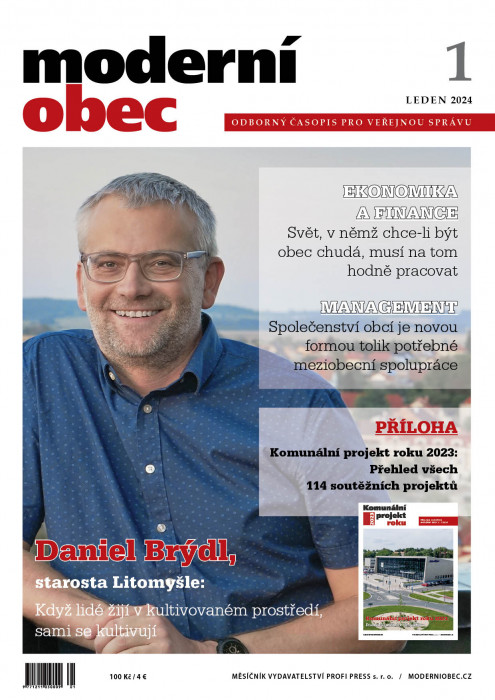Obálka titulu Moderní obec - vydanie č. 1/2024