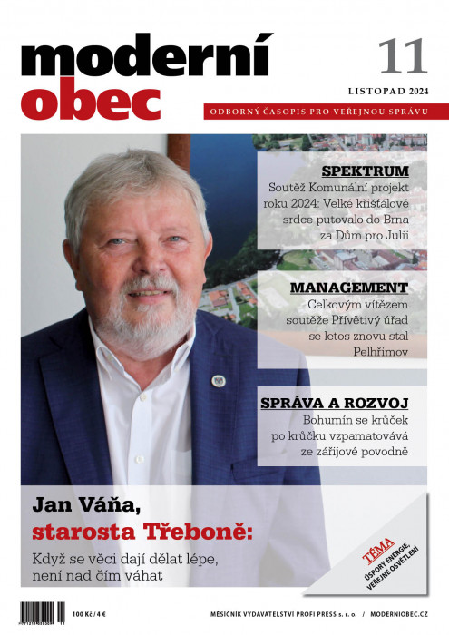 Obálka titulu Moderní obec - vydanie č. 11/2024