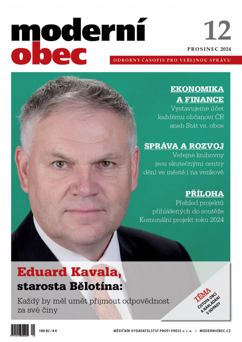 Obálka titulu Moderní obec - vydanie č. 12/2024