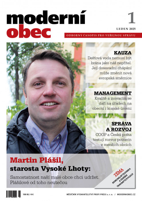 Obálka titulu Moderní obec - vydanie č. 1/2025