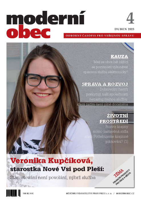 Obálka titulu Moderní obec - vydanie č. 4/2025