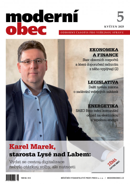 Obálka titulu Moderní obec - vydanie č. 5/2025
