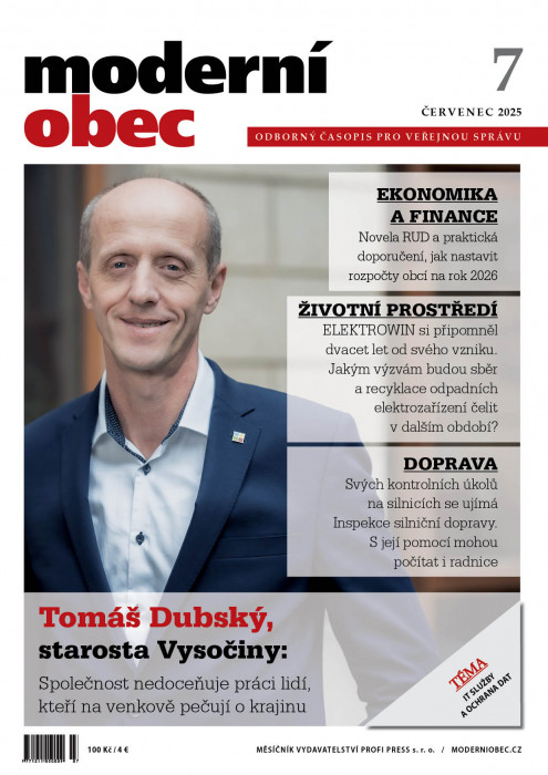 Obálka titulu Moderní obec - vydanie č. 7/2025