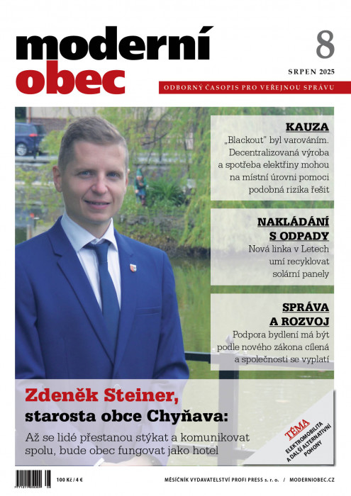 Obálka titulu Moderní obec - vydanie č. 8/2025