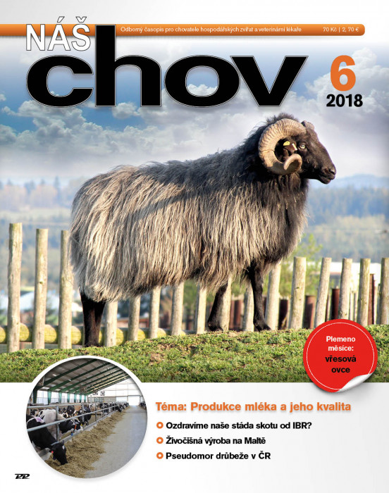 Obálka titulu Náš chov - vydanie č. 6/2018