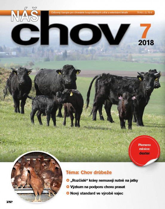 Obálka titulu Náš chov - vydanie č. 7/2018