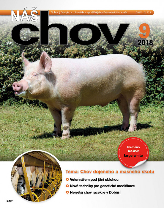 Obálka titulu Náš chov - vydanie č. 9/2018