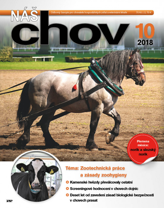 Obálka titulu Náš chov - vydanie č. 10/2018