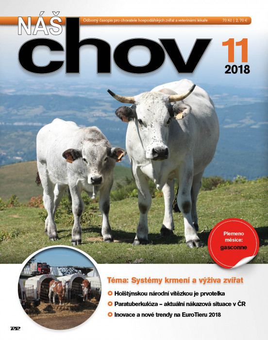 Obálka titulu Náš chov - vydanie č. 11/2018