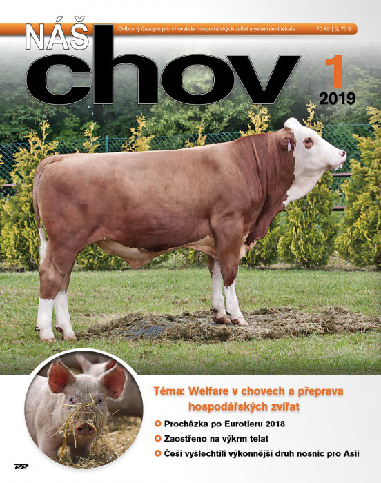Obálka titulu Náš chov - vydanie č. 1/2019