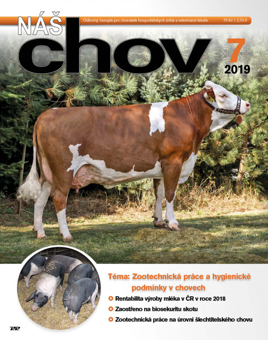 Obálka titulu Náš chov - vydanie č. 7/2019