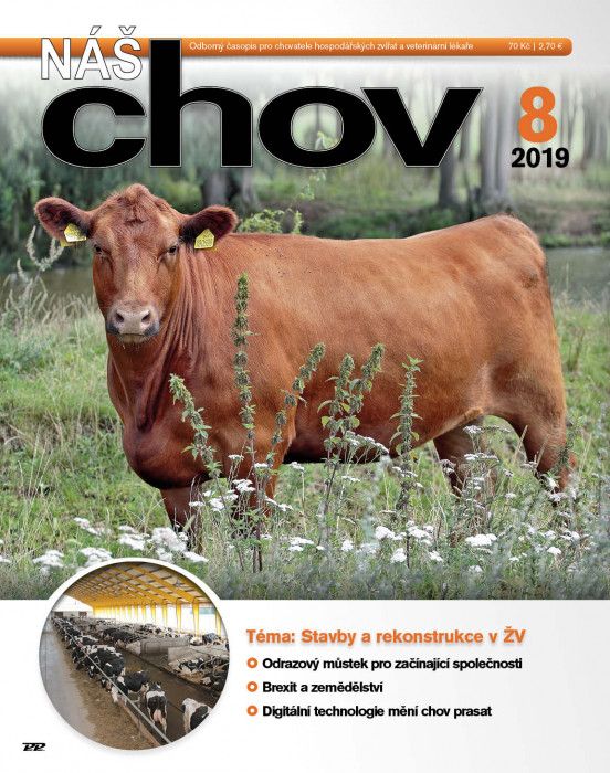 Obálka titulu Náš chov - vydanie č. 8/2019