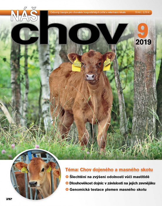 Obálka titulu Náš chov - vydanie č. 9/2019