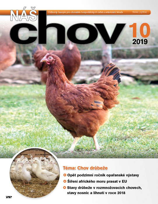 Obálka titulu Náš chov - vydanie č. 10/2019