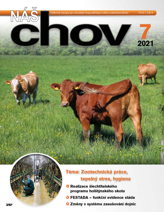Obálka titulu Náš chov - vydanie č. 7/2021