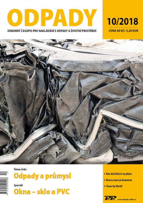 Obálka titulu Odpady - vydanie č. 10/2018