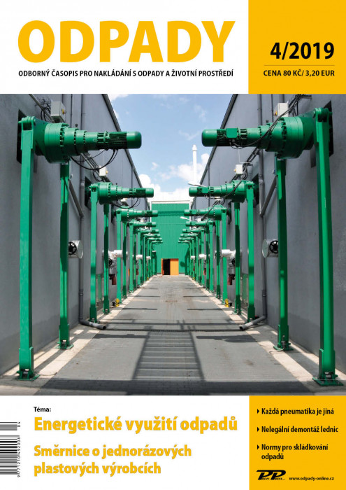 Obálka titulu Odpady - vydanie č. 4/2019