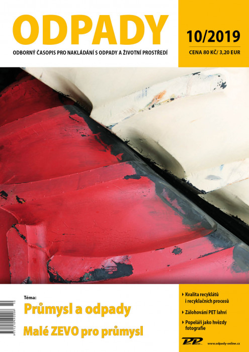 Obálka titulu Odpady - vydanie č. 10/2019