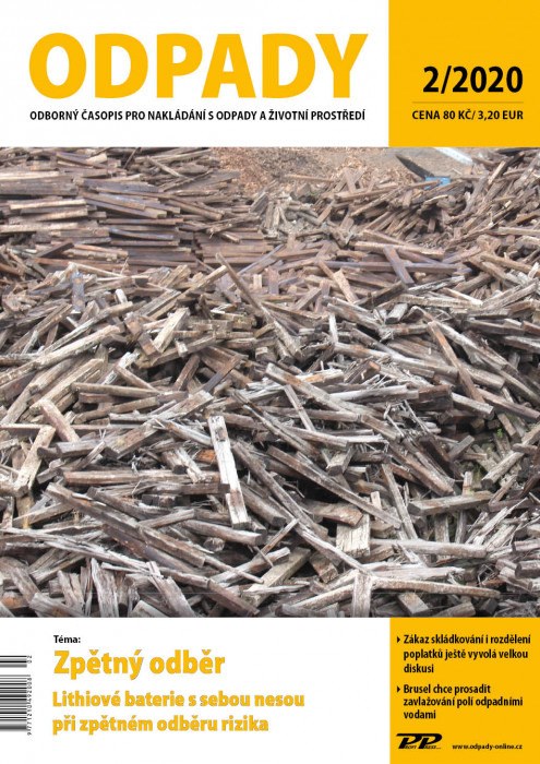 Obálka titulu Odpady - vydanie č. 2/2020