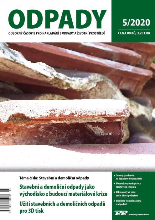 Obálka titulu Odpady - vydanie č. 5/2020
