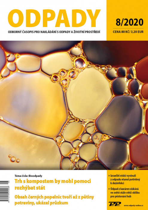 Obálka titulu Odpady - vydanie č. 8/2020