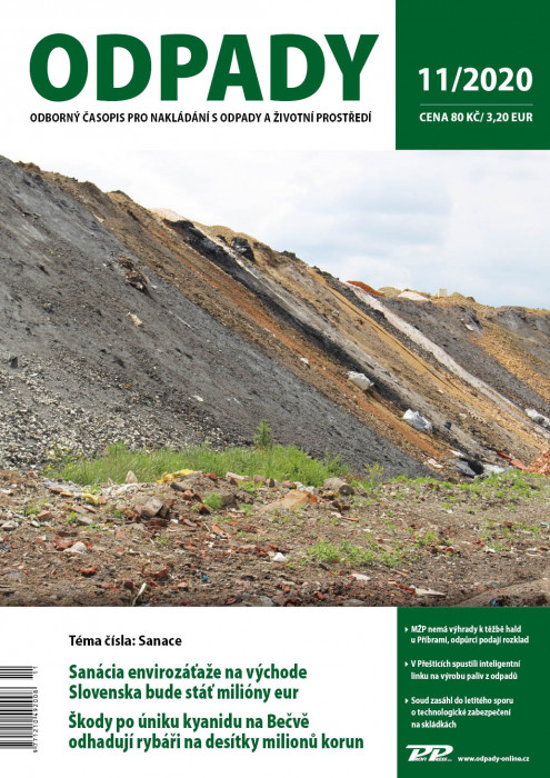 Obálka titulu Odpady - vydanie č. 11/2020