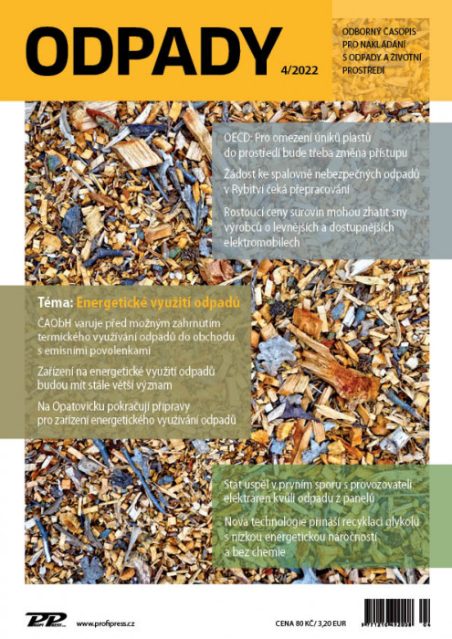 Obálka titulu Odpady - vydanie č. 4/2022